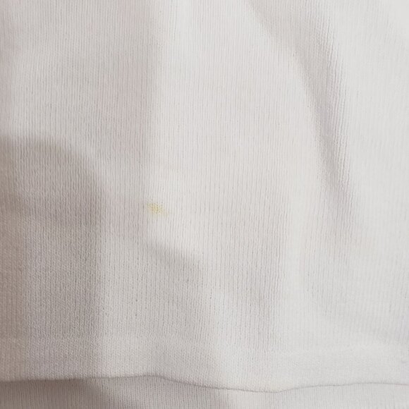 Vintage‎ White Embroidered Floral Short-Sleeve Elegant Feminine Timeless Simple - Picture 4 of 8